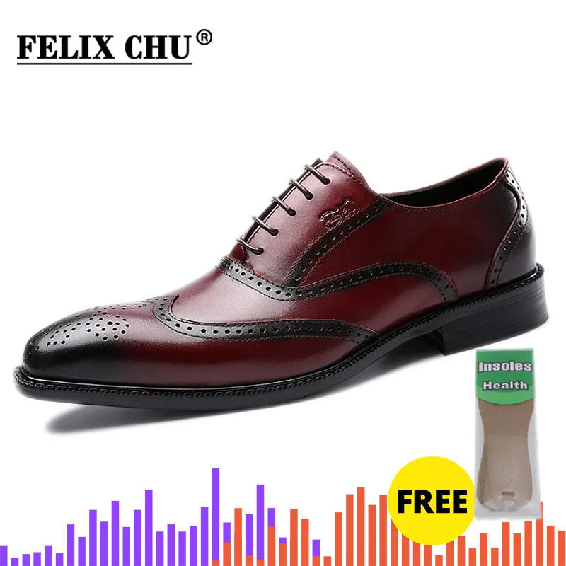 mens burgundy wingtip dress shoes