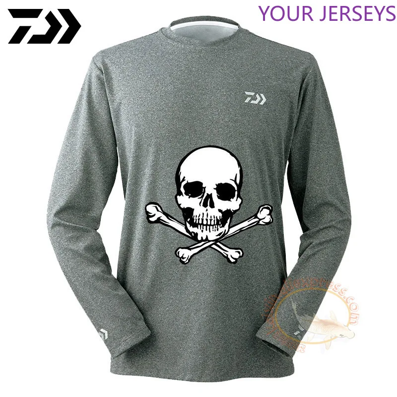 

2020 New Dawa Fishing Shirt Sunscreen Quick Dry Clothing Long Sleeve Autumn Jersey Breathable Cycling Sportswear Pesca DAIWA