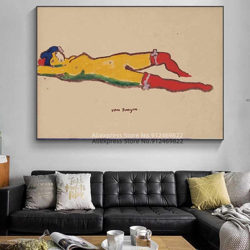 Kees Van Dongen gicrie Печать на холсте-Знаменитые Картины для изобразительного искусства