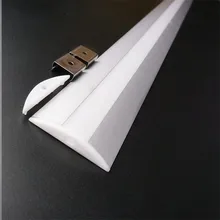 5-30 шт. 1 м 12 мм PCB с широким краем светодиодный алюминиевый профиль, 5 в 12 В 24 в полосы канала, 52 мм в ширину 10 мм высокий ceil стены Бар свет корпус