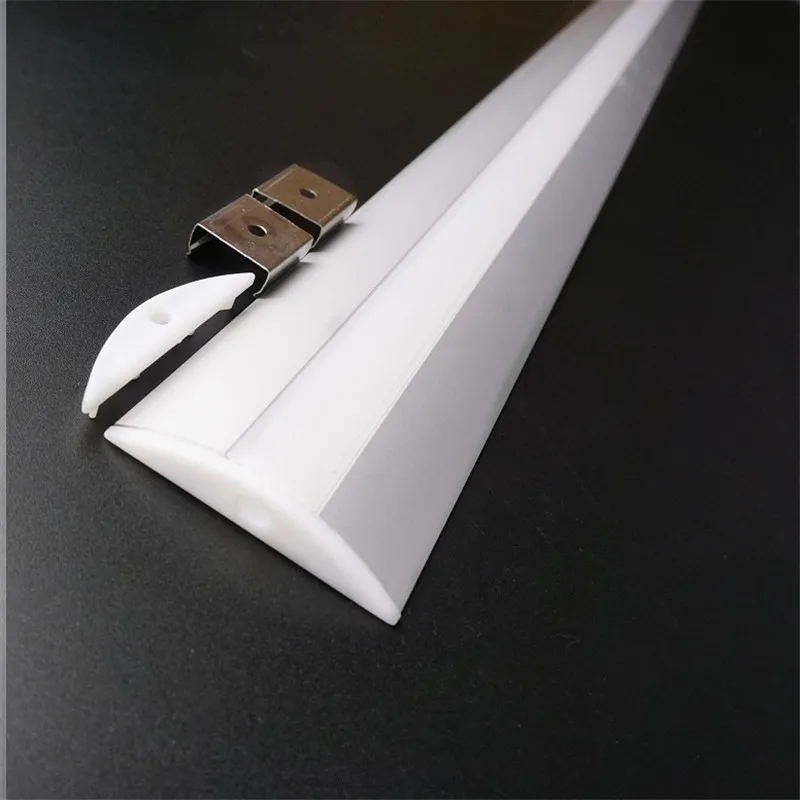 5-30pcs 1m 12mm PCB wide edge led aluminium profile 5V 12V 24V Strip channel  52mm wide 10mm high ceil wall bar light housing