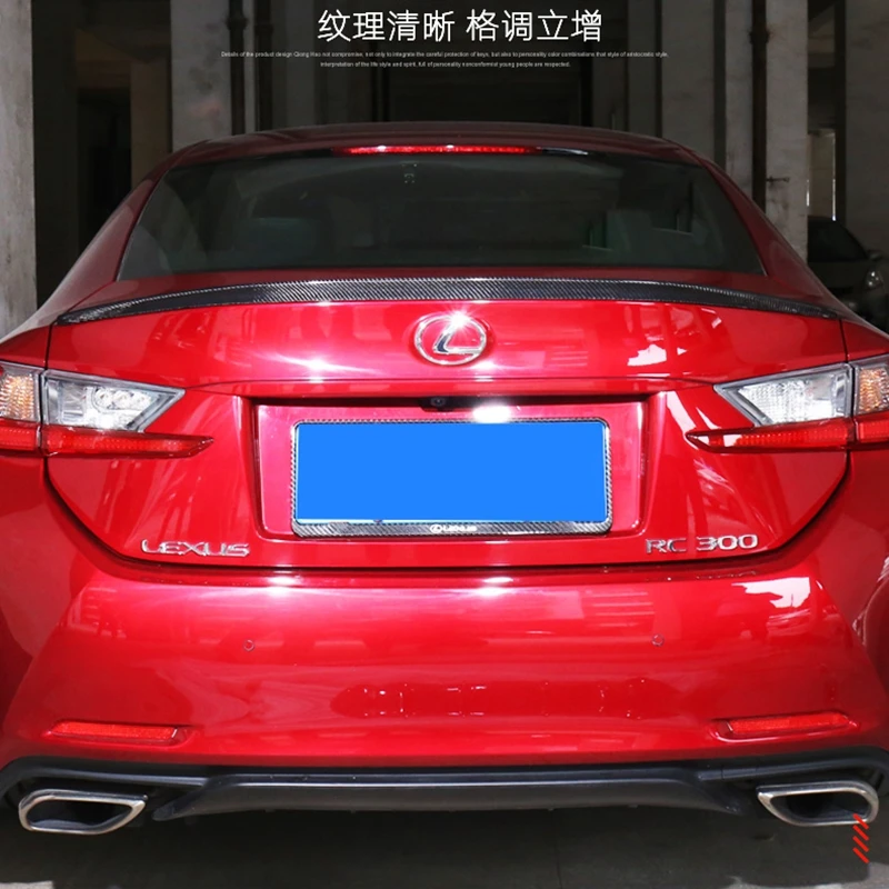 Для lexus rc300 200t RC350 спойлер RC200 углеродного волокна задний спойлер, крыло, багажник из углеродного волокна