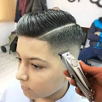 Kemei 1949 Professional Hair Clipper All Metal Men Electric Cordless Hair Trimmer 0mm Baldheaded T Blade Finish Haircut Machine 1