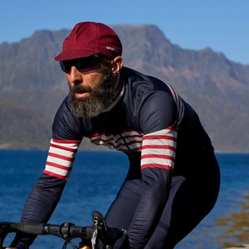 Ropa ciclismo hombre Весенняя повседневная спортивная гоночная рубашка Аэродинамика MTB велосипедная куртка осень полосатая белая с длинными рукавами cycl