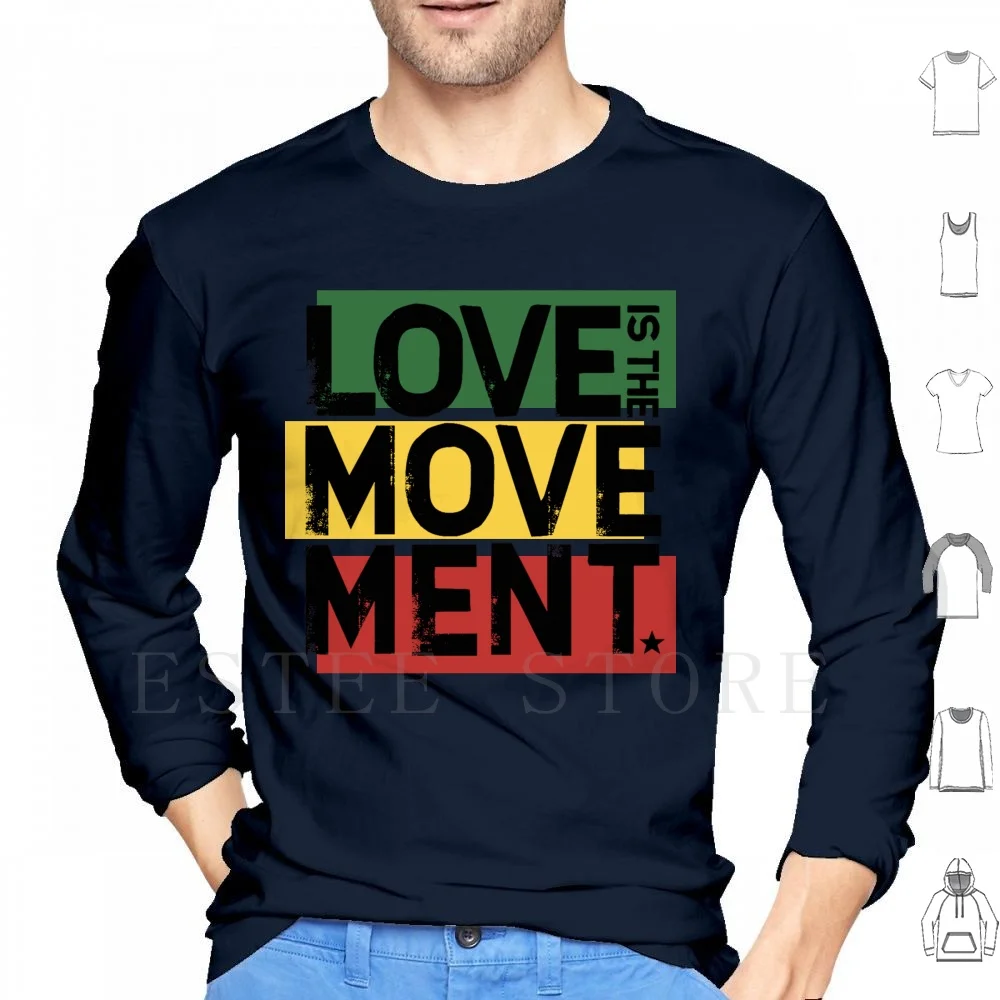 

Толстовки с длинным рукавом Love Is The Move Lion Tuff Lion Order Rasta Life Rasta Way One