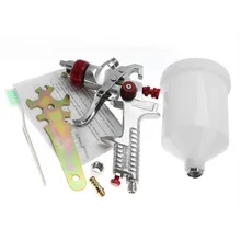 

Spray Gun H-827W 1.4/1.7/2mm Nozzle 600ml Gravity Pneumatic Sprayer Kit Air Spray Gun Suitable For Car Furniture Painting