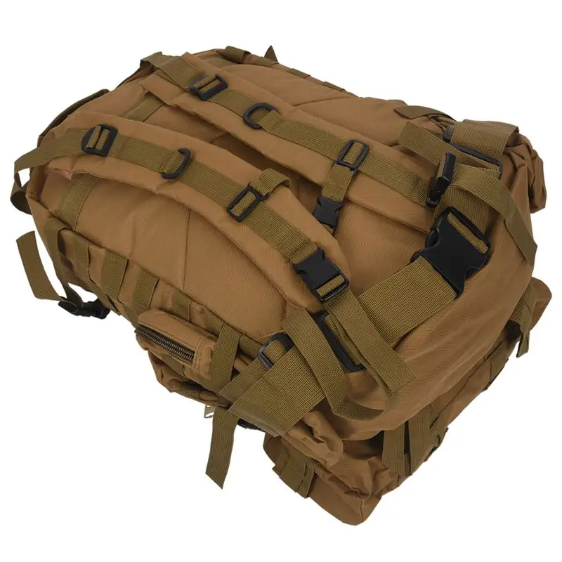 Everyday carry EDC Nylon Backpack Khaki Military Camping Hiking Trekking