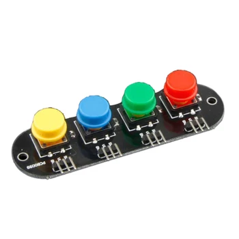 

Button module 4-color 4-bit large button module for Arduino electronic building blocks