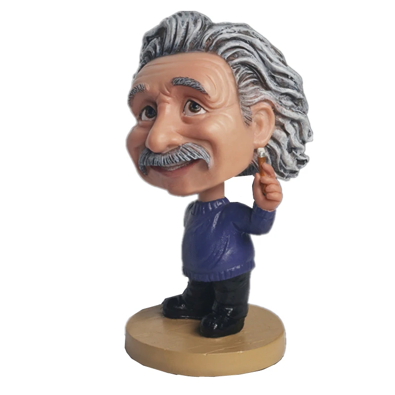 Bobble Head большой учёный Альберт Эйнштейн фигурка Коллекционная модель встряхните головой Горячая игрушка для ребенка подарок на день рождения