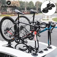 ROCKBROS Car Roof-Top Suction Carrier Bicycle Rack For Mountain MTB Road Bike Hub Quick Install Vacuum Chuck Fixing Accessory