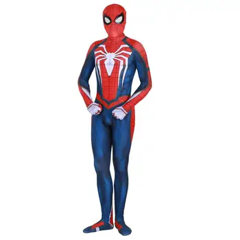 

New PS4 spiderman costume Spandex Games Kostuum Cosplay Costume Christmas Kids Adult Bodysuit Suit Jumpsuits Rompers costume