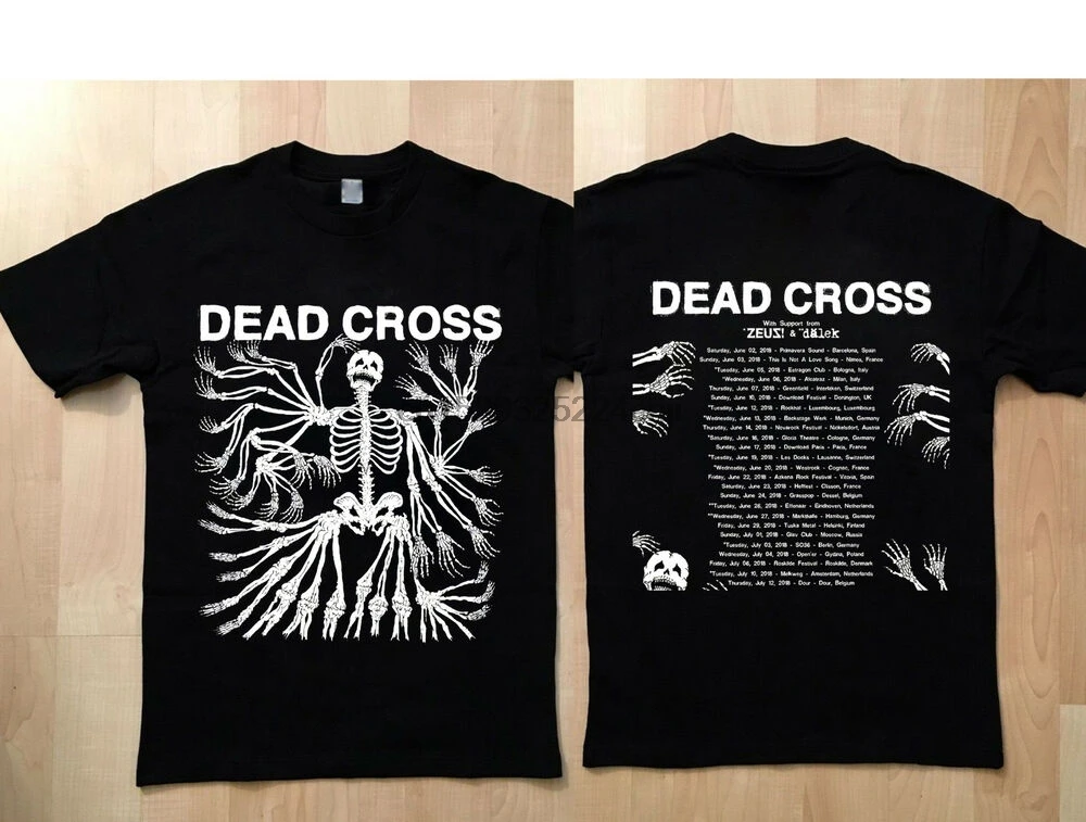 Новинка 2018 футболка с надписью dead cross Europe ukроссии и поддержкой Zeus Dalek |