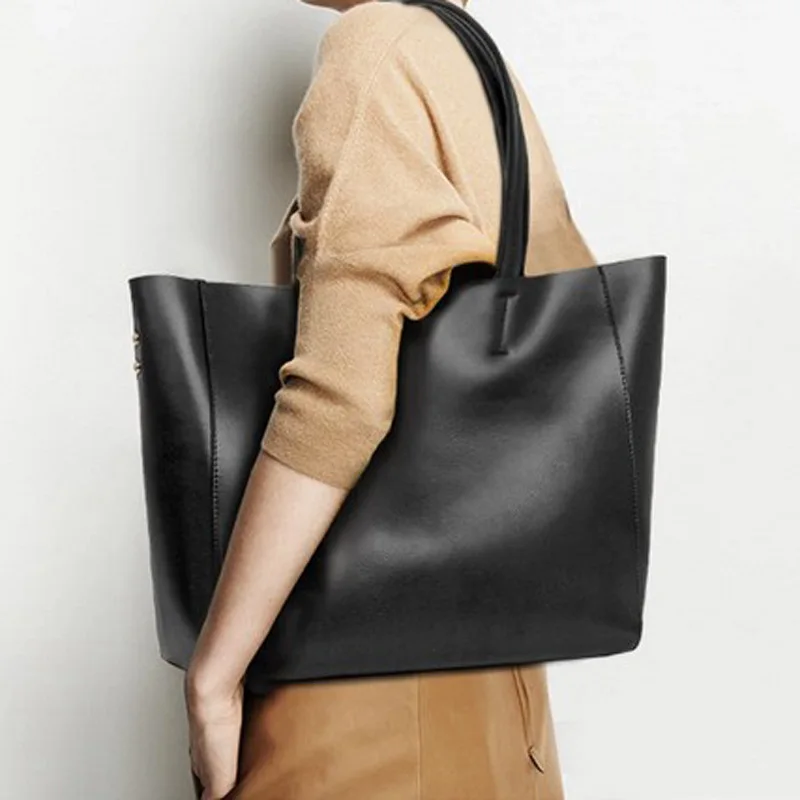 

Single Shoulder Package Pearl Light Cowhide Single Shoulder Package Trend Zipper Solid Color Genuine Leather Woman Package