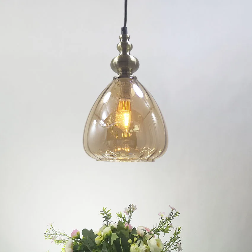 Современные стеклянные подвески в скандинавском стиле световые капли воды