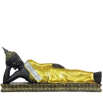 

Thai Buddha Statue Southeast Asian Style Home Decor Reclining Buddha Crafts Club Restaurant Upscale Decoration A1420
