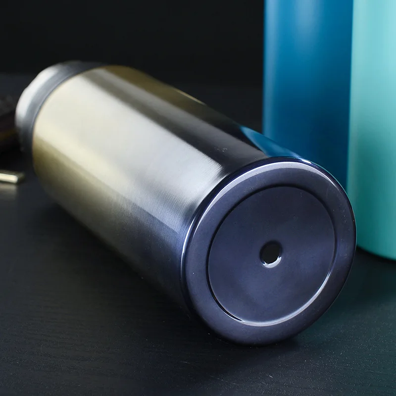 950ml Stainless Steel Motion Kettle Gradient Sling Thermos Water Cup Outdoor Mountaineering Kettle Gift Thermos Bottle