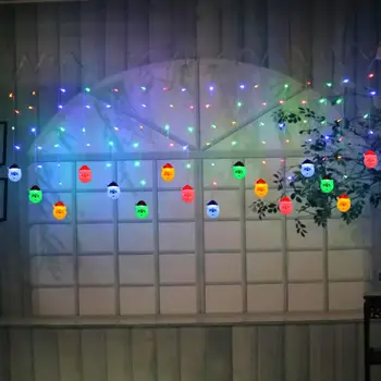 

christmas tree decoration Santa Claus Headlight String light 3.5 Meters EU US plug Christmas Fairy light Xmas decoration light