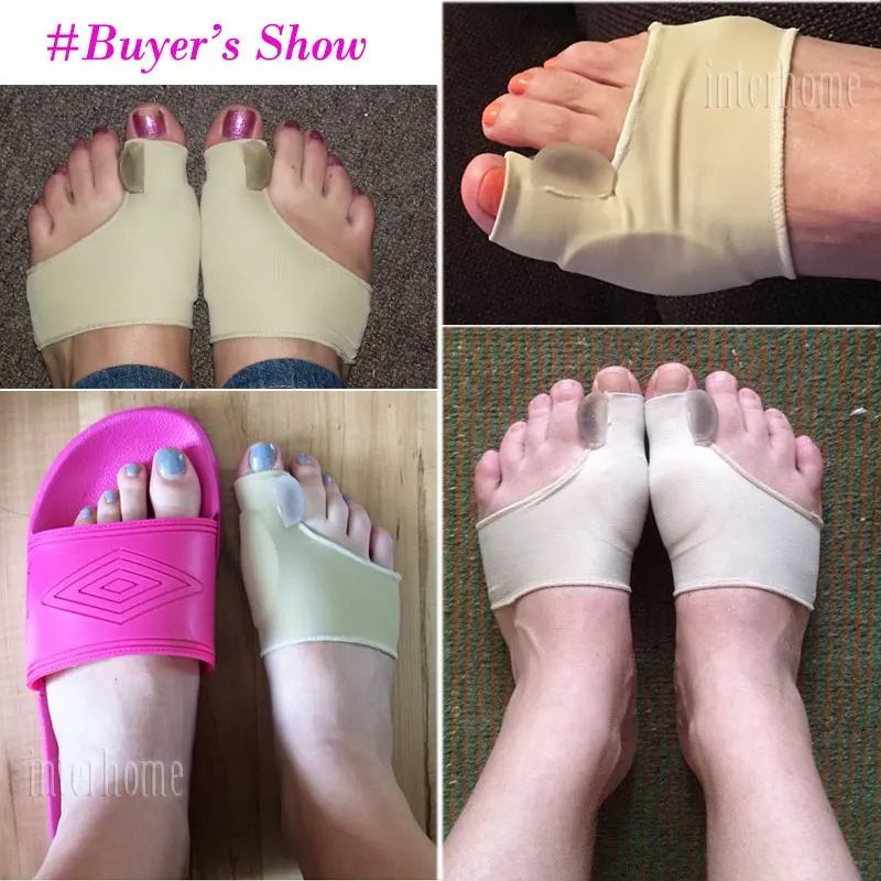 Hosiery Liners Silicone Gel Correction Socks Hallux Valgus Corrector Bunion Orthopedic Thumb Pedicure Toes Separator Foot Care