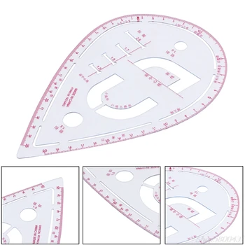 

Sleeve Curve Ruler Measure Plastic for Sewing Dressmaking Tailor Drawing Tool S29 20 dropshipping