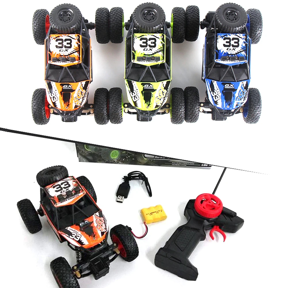Мини-песколазание 4WD ударопрочный внедорожник детская игрушка нескользящий 1/20 детский Радиоуправляемый автомобиль подарок на день рождения 2,4 GHz для мальчиков и девочек