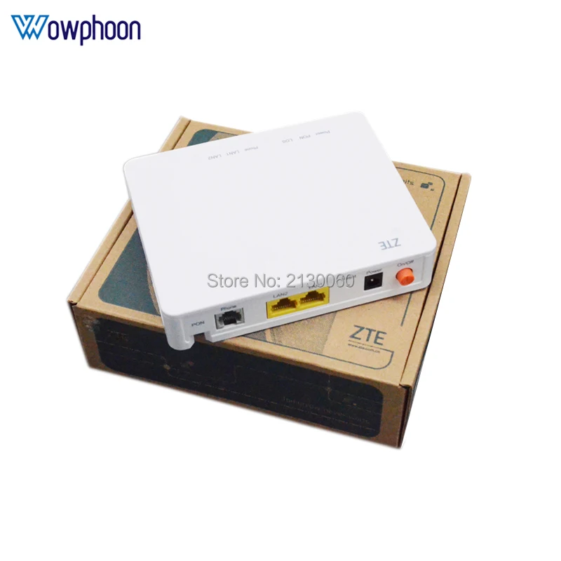 10 шт./лот ZTE F612 6 0 GPON ONU ONT Router Support FTTH HGU 1GE + 1FE 1TEL такая же функция как F601 F401 F643
