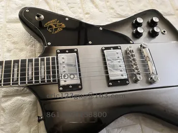 

In stock!Custom Firebird Studio top quality black and silver HH Pickups Chrome Hardwares,customized!PayPal available!Y-2
