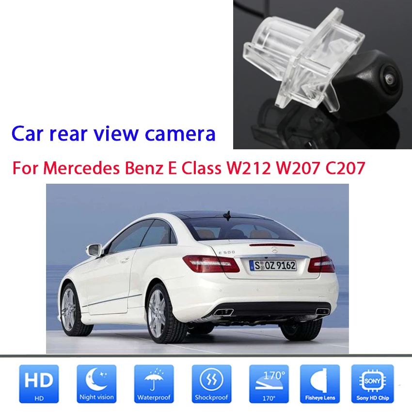 Автомобильная камера заднего вида для Mercedes Benz E Class W212 W207 C207 CCD Full HD ночного видения