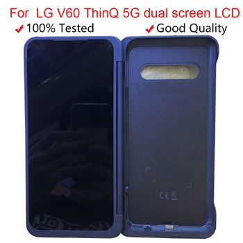 

original For LG V60 LCD Display Touch Screen Digitizer Assembly Secondary Screen For LG V60 ThinQ 5G lcd Replacement Accessory