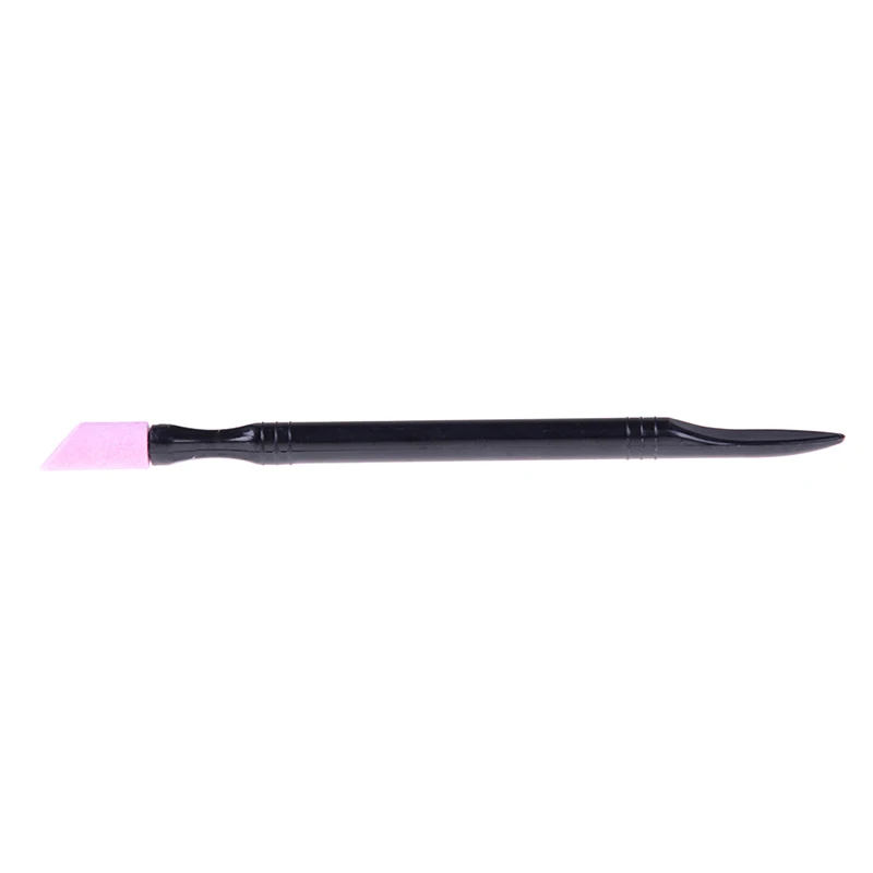 Pen Nail File Set Tool For Nails Art Manicure Tool Kit 2pcs Quartz Stone Polish Pusher Trimmer Scrub Cuticle Remover