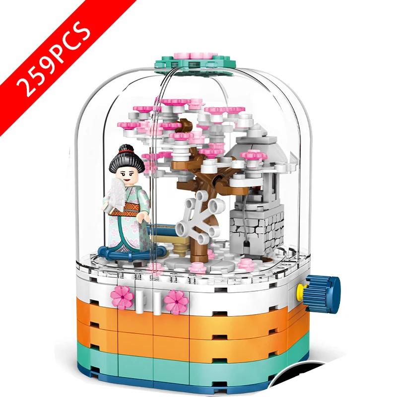 

New Advanced Model Toys Rotating Box Compatible Legoingly Advanced Model 601077 Building Blocks Toys for Kid Birthday Gift
