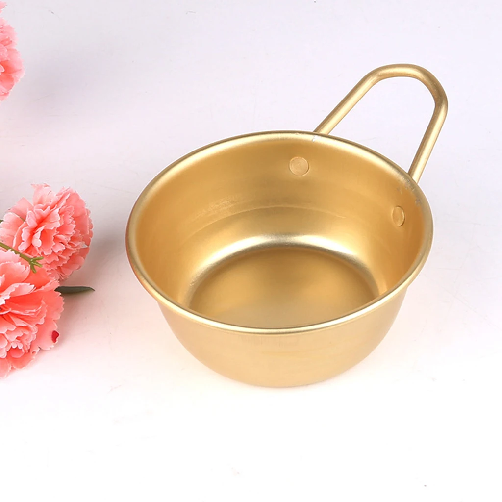 1 Pcs Korean Traditional Rice Wine Cup Bowl for Camping Makori Soup Ramen with Handles