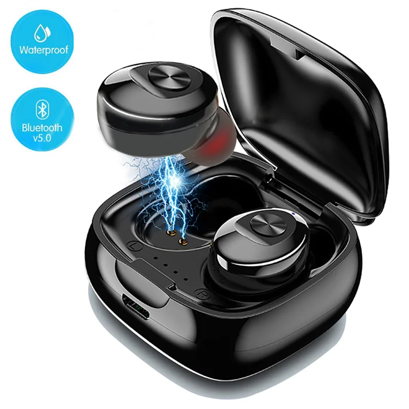 

Bluetooth Earphone XG12 TWS Bluetooth 5.0 Wireless Earphones Waterproof Bluetooth Headset Gaming Earphone for all Smart Phone