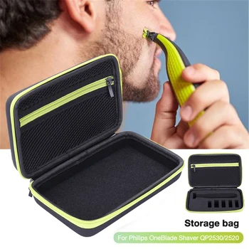 

Hard EVA Shaver Razor Storage Bag Holder For Philips OneBlade Men Electric Shaver Carrying Case Shockproof Travel Storage Bag