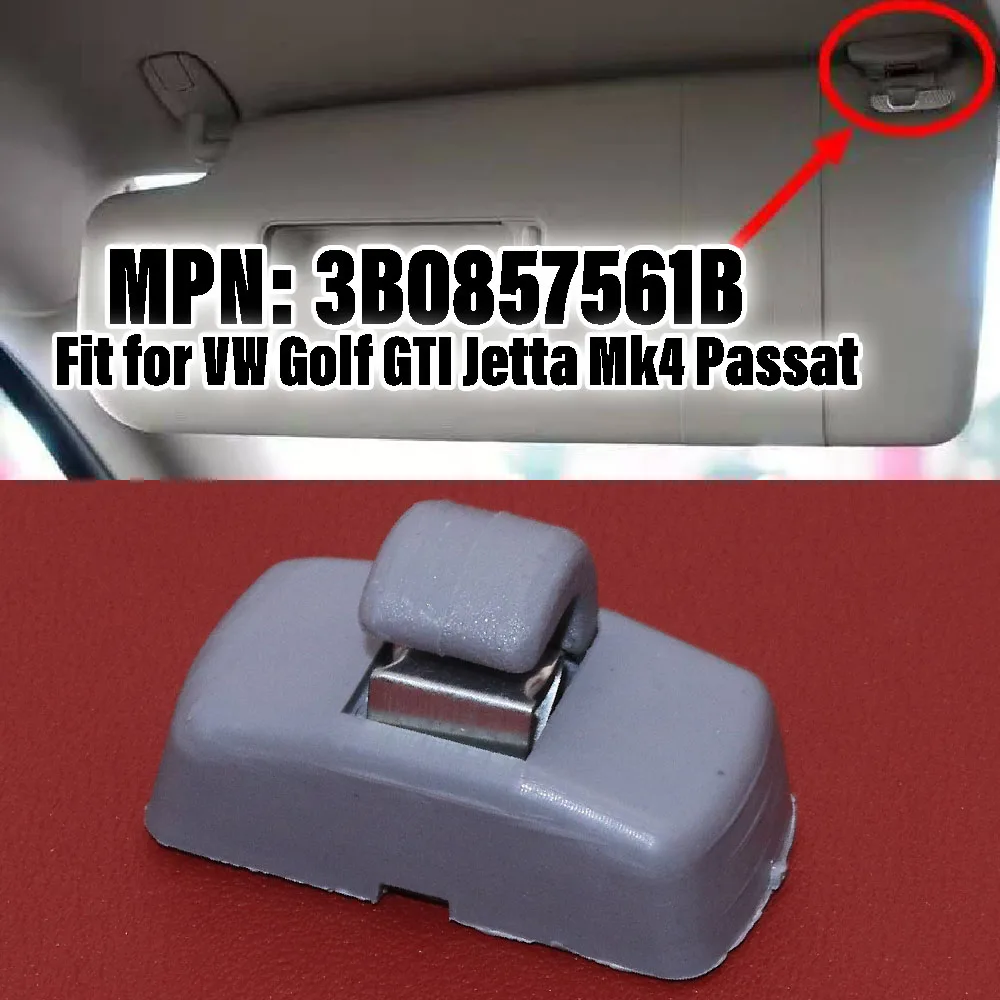 JEAZEA 3B0857561BY20 солнце крюк для козырька зажим Кронштейн Volkswagen VW Golf GTI Jetta Mk4 Passat B5 B6 Touran