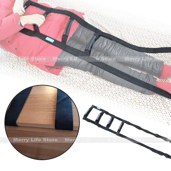 

Bed Pull Up Ladder Assist Strap Sit Up Assist Device Caddie Hoist Helper with Padded Hand Grips for Bedridden Elderly Patients