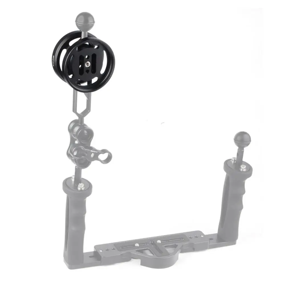 

Aluminum M67 Diving Buoyant Arm Extension Lens Holder Mount Underwater Carrier Fixed Base for Macro and Wide Angle Lens