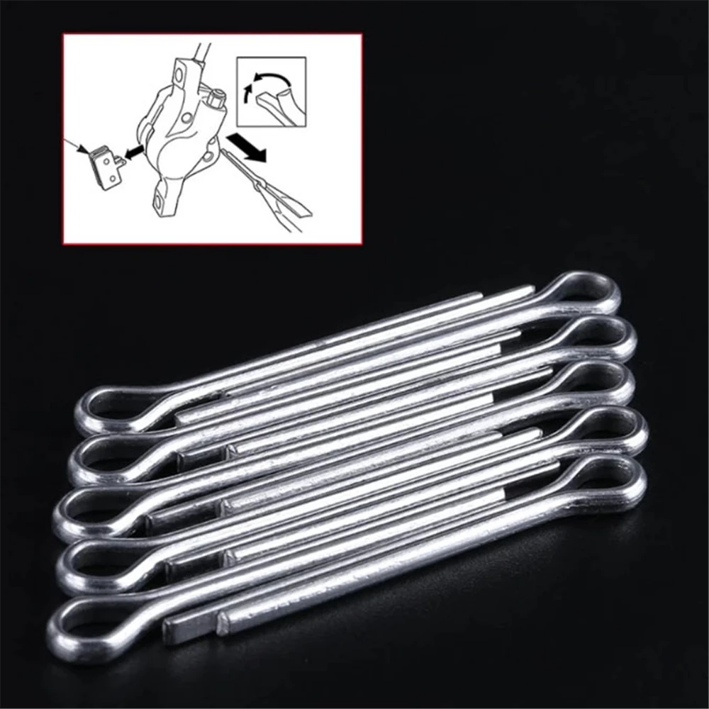 10Pcs/Set Bicycle Disc Brake Pads Lock Pins Hydraulic MTB Road Bike Parts Durable Bike Accessories