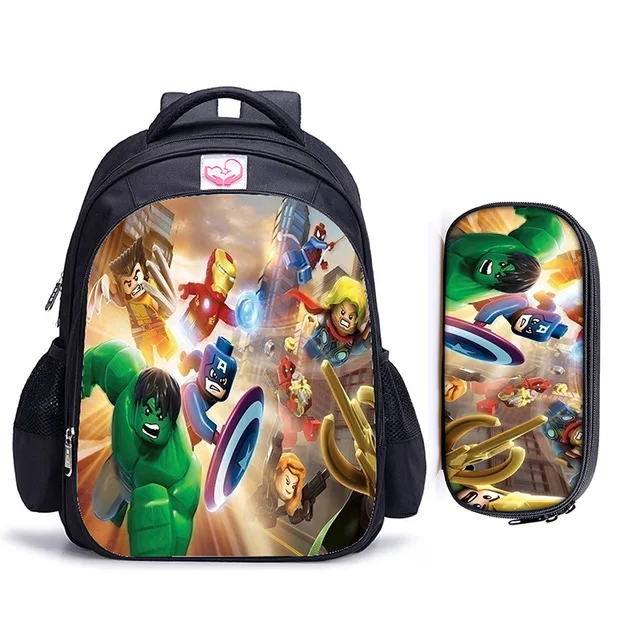 16 дюймов супер герой ниндзя рюкзак для детей школьные сумки мультфильм книг на