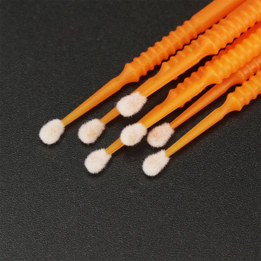 100Pcs/Bag Makeup Micro Brush Disposable Dental Oral Care Micro Applicator Cotton Eyelash Extensions Tool Mascara Brushes images - 6