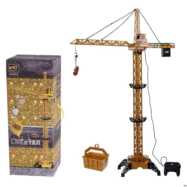 2.4G 6CH RC Crane Remote Control Simulation Sound Effect Engineering Vehicle 1