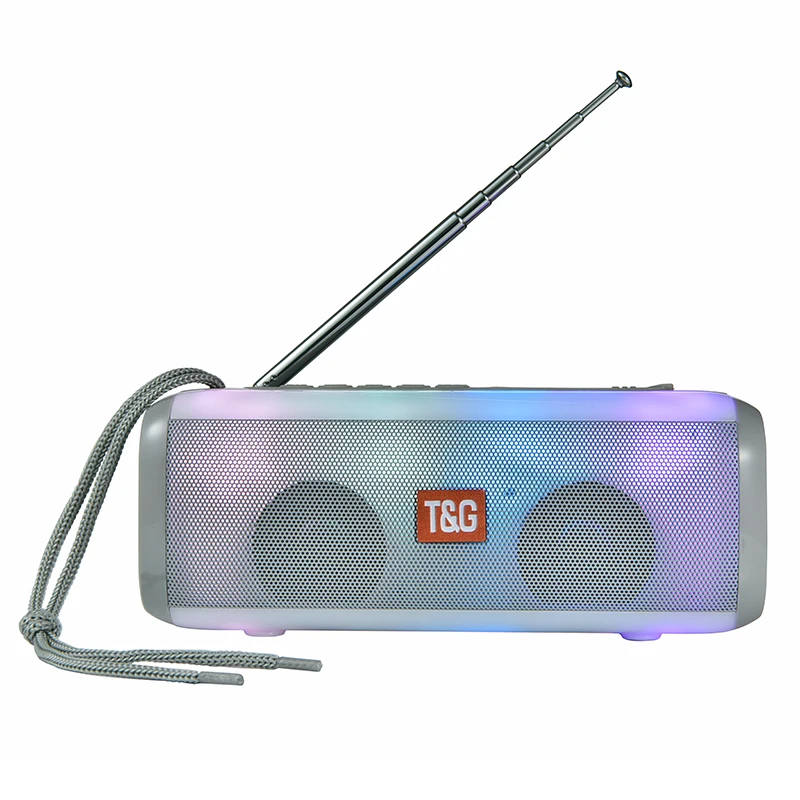 Bluetooth Колонка TG144 с FM радио светодиодсветодиодный подсветильник кой и