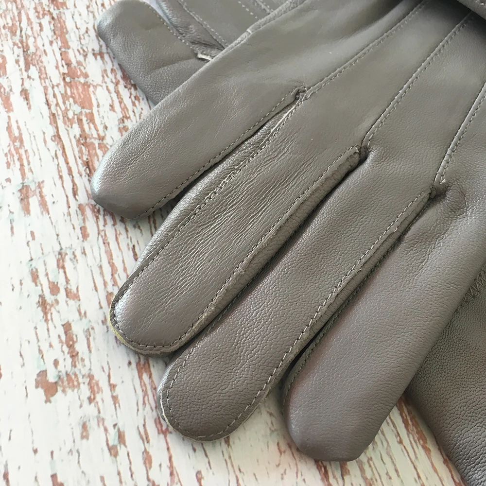 Новые женские зимние теплые перчатки из натуральной овечьей шерсти перчатки для женщин Тепловая козья меховая кашемировая натуральная кожа зимние перчатки руководство