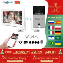 Tuya – visiophone intelligent avec écran de 7 pouces, interphone vidéo IP, wi fi, sonnette, système de caméra sans fil