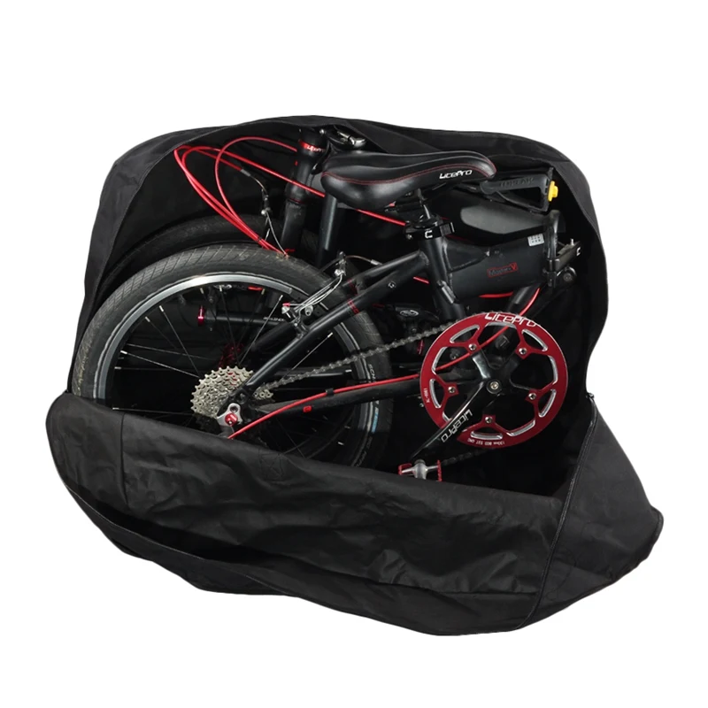 14 16 20 Inch Foldable Bicycle Transport Bag Folding Bicycle Carry Packing Bag Bike Carrier Bag Waterproof Loading Vehicle Pouch
