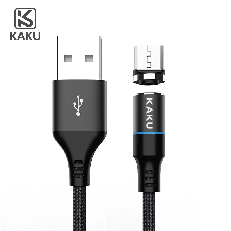 KAKU micro usb магнитный для samsung Xiaomi Android Магнитный кабель USB микро Быстрая зарядка телефон шнур Android usb кабель