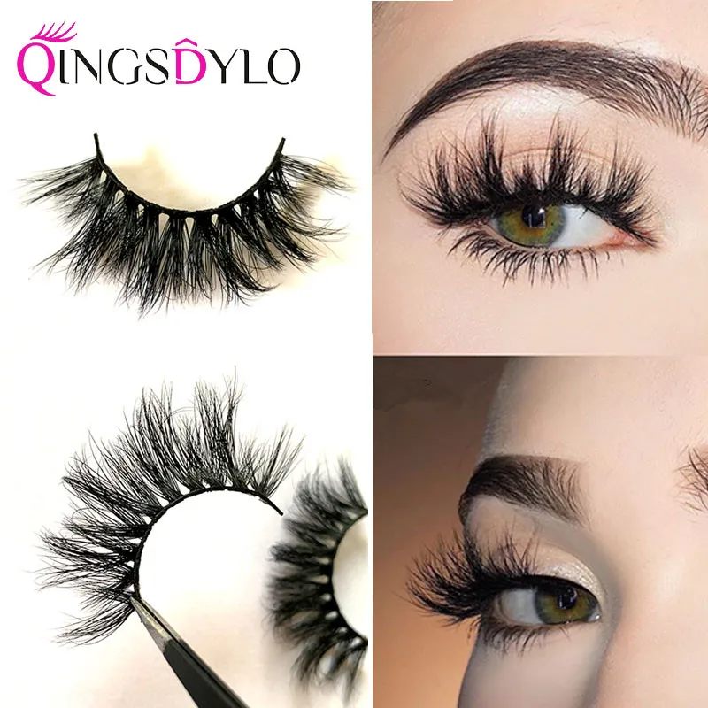 

Mink Eyelashes Handmade 3D Mink Lashes Full Strip Lashes Soft Wispy Volume Natural Reusable False Eyelashes Cruelty free