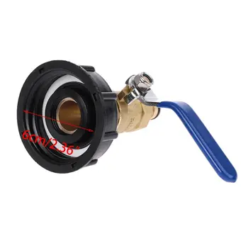 

3/4" IBC Tank Drain Adapter Tap Connector Valve Fittings for Home Garden Water Pipe Connector