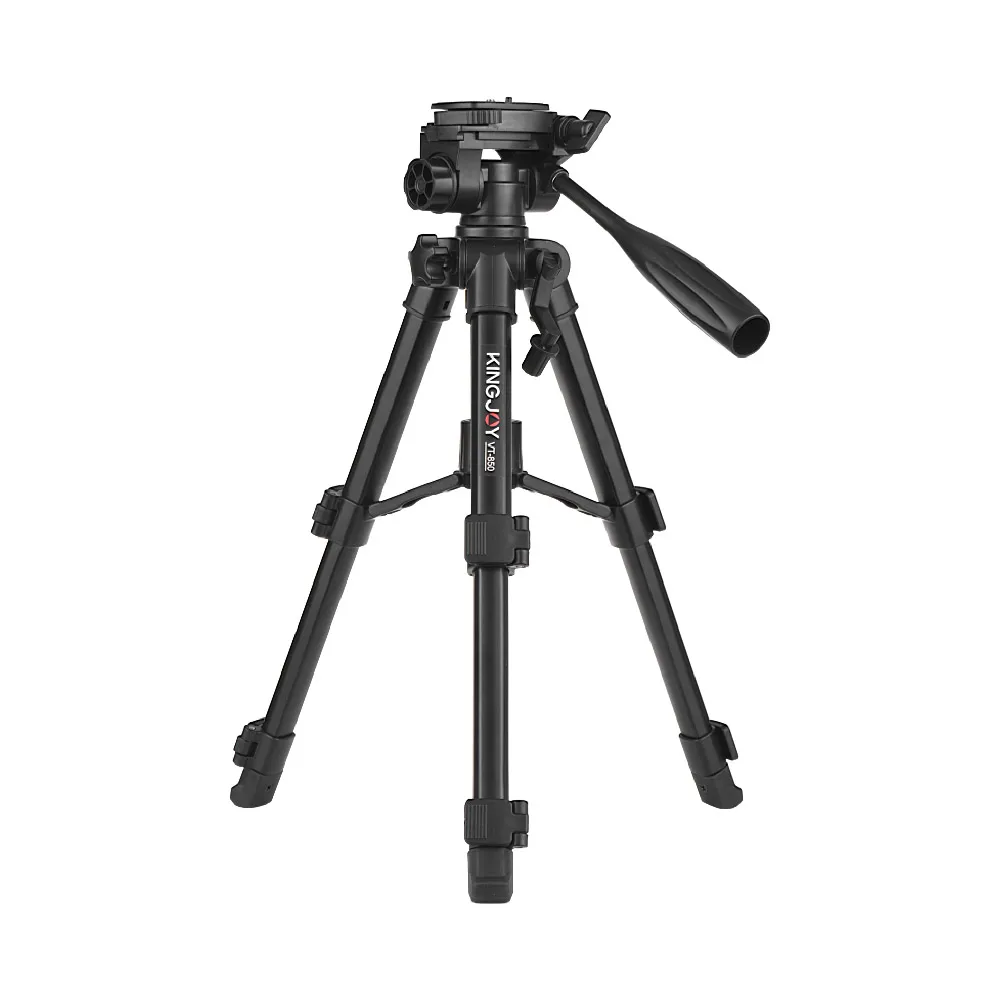 Kingjoy VT-850 28 Inch Aluminum Alloy Professional Camera Tripod for Photography Video Shooting Support DSLR SLR Camcorder - Цвет: 3 Section