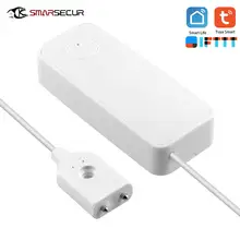 Домашний wifi детектор утечки воды, независимый датчик утечки воды, обнаружение наводнения, оповещение о переливании, охранная сигнализация, управление приложением