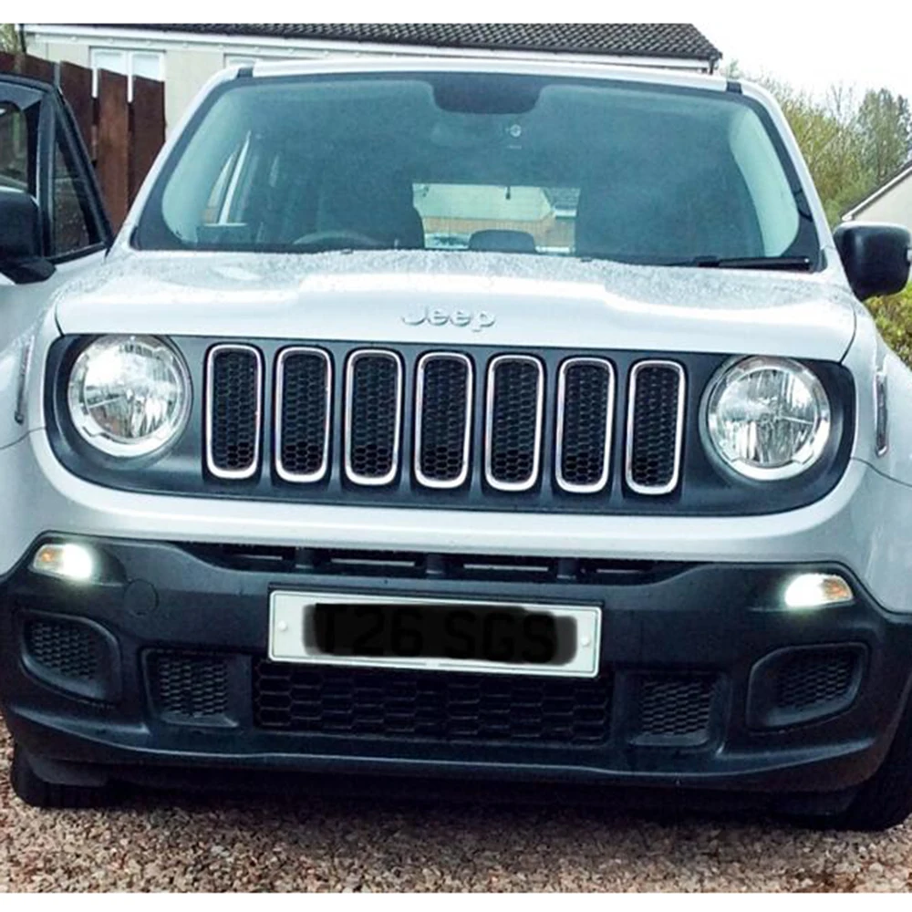 6000K Xenon Белый CAN-bus Светодиодный дневной ходовой свет DRL лампы для-up Jeep Renegade 12v 1157 светодиодный P21/5 W BAY15d Автомобильный светодиодный